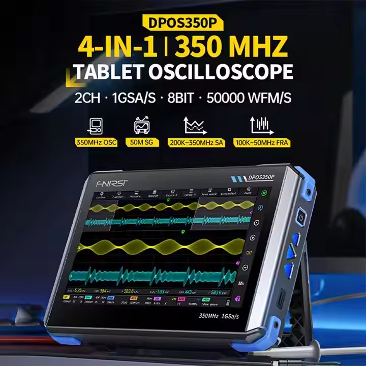 FNIRSI DPOS350P 4-IN-1 350MHz  - Signal Generator Spectrum Analyzer ulasan dan harga